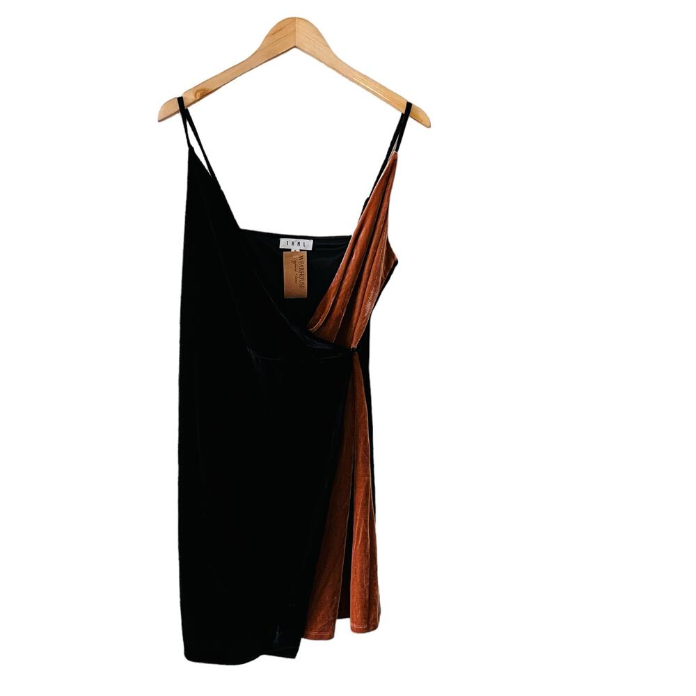 THML Colorblock Faux Wrap Dress Size Small